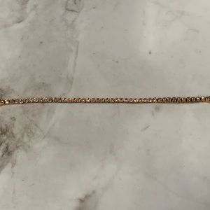 SWAROVSKI rose gold tennis bracelet
